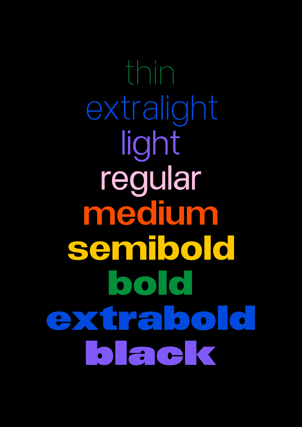 Under font A2 poster 19